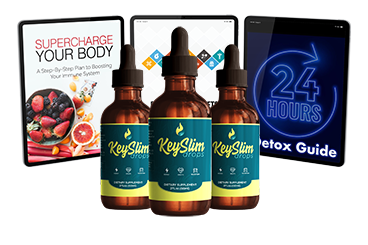 KeySlim Drops 3 bottles — 90-day supply